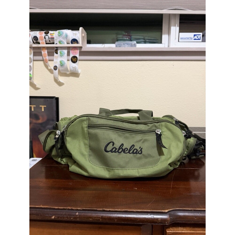 Cabela's Duffel Bag Catch-All Gear 6 Pocket Green
